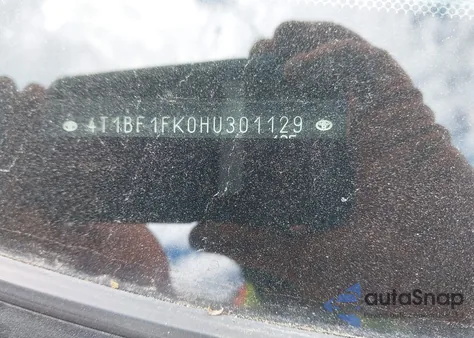 2017 Toyota Camry Se из США, поврежденный, VIN 4T1BF1FK0HU301129